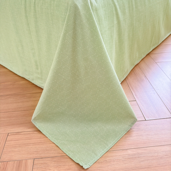 91家纺网 家纺一手货源 找家纺 清雅福 2024新款全棉13070印花单品系列-四件套 南瓜联盟米