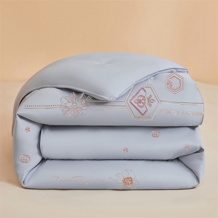 91家纺网 家纺一手货源 找家纺 美伦美 2024新款臻品 臻品灰