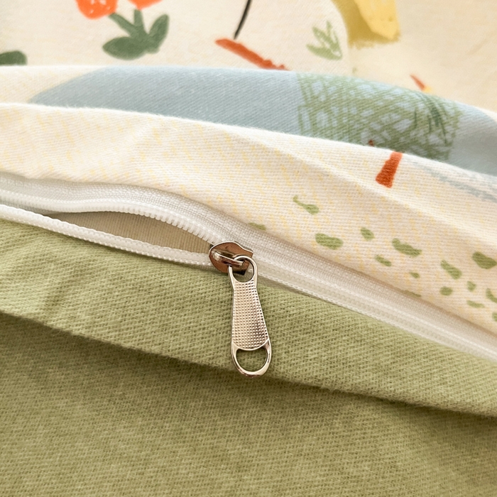 91家纺网 家纺一手货源 找家纺 慕尚家纺 2025新款原棉磨毛四件套单被套系列-单被套 侏罗纪