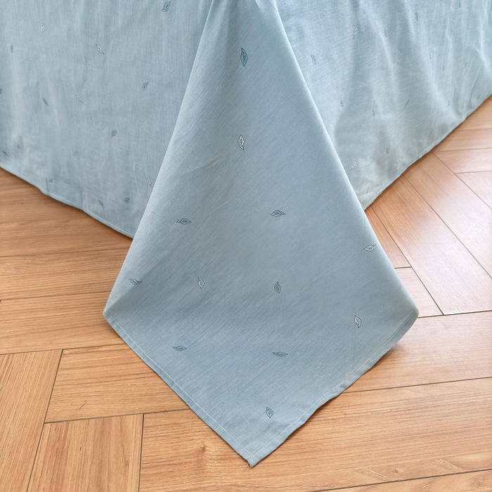 91家纺网 家纺一手货源 找家纺 清雅福 2024新款全棉13070印花单品系列-四件套 满庭米