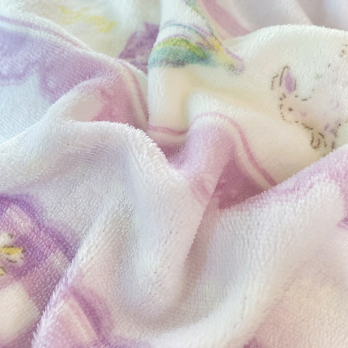 91家纺网 家纺一手货源 找家纺 赫梵茜 2024新款高克重安抚豆豆被套加厚牛奶绒床盖加厚牛奶绒夹棉床笠四件套 小春日和