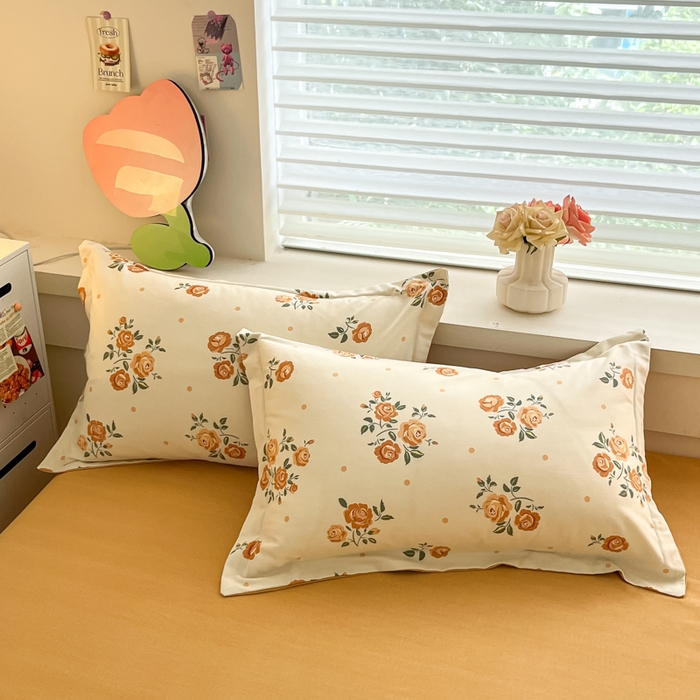 91家纺网 家纺一手货源 找家纺 慕尚家纺 2025新款原棉磨毛四件套单被套系列-四件套 爱语玫瑰