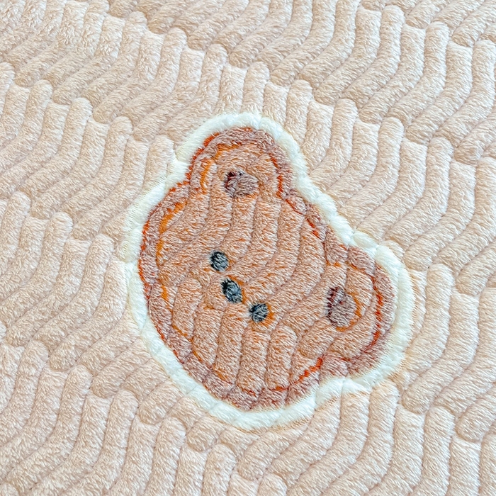 91家纺网 家纺一手货源 找家纺 川悦生活 2024新款A类印花雪花绒床垫加厚绒保暖床护垫 床垫巧克力熊