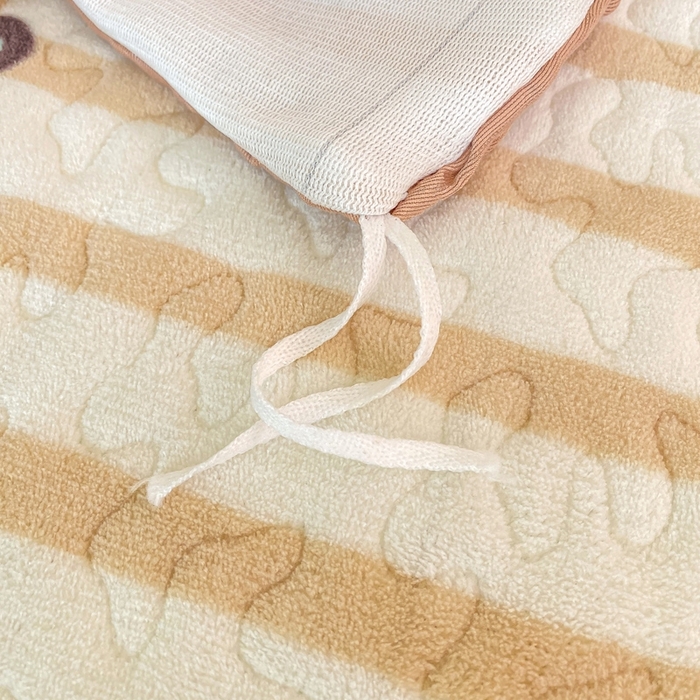 91家纺网 家纺一手货源 找家纺 赫梵茜 2024新款高克重安抚豆豆被套加厚牛奶绒床盖加厚牛奶绒夹棉床笠四件套 萝卜小兔