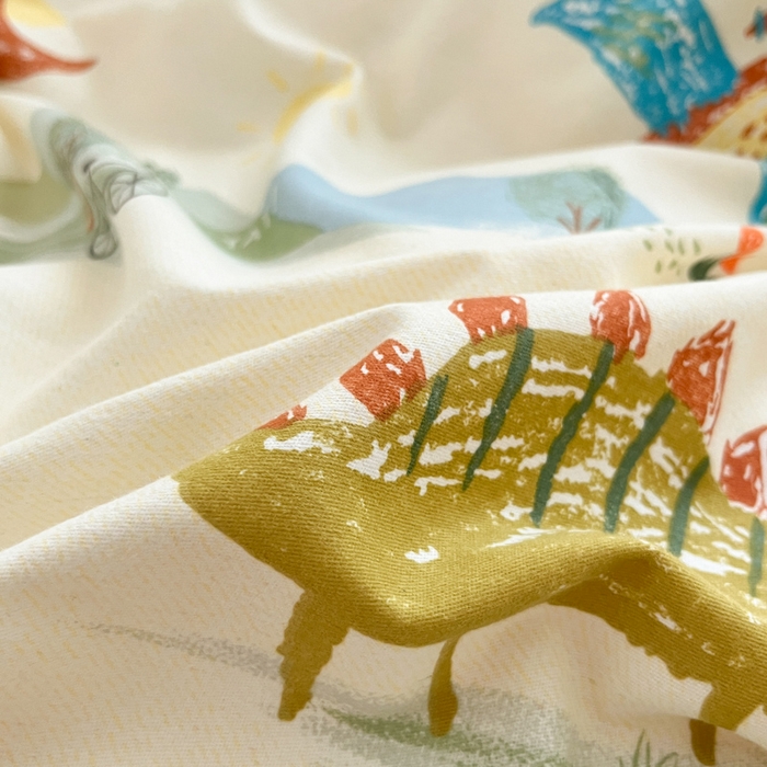 91家纺网 家纺一手货源 找家纺 慕尚家纺 2025新款原棉磨毛四件套单被套系列-单被套 侏罗纪