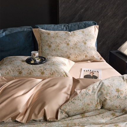 91家纺网 家纺一手货源 找家纺 （总）八十八家纺 2024新款双股活性贡缎长绒棉数码印花单品及套件--枕套