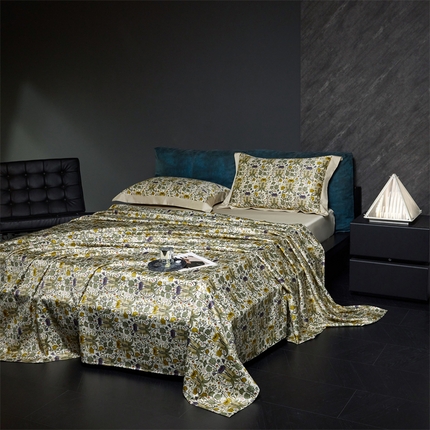 91家纺网 家纺一手货源 找家纺 （总）八十八家纺 2024新款双股活性贡缎长绒棉数码印花单品及套件--床单