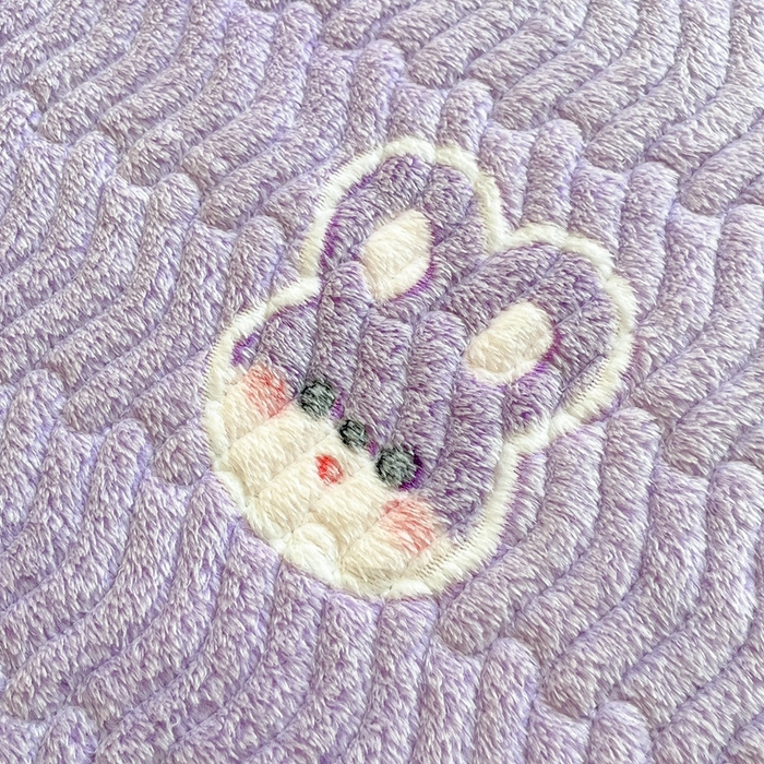 91家纺网 家纺一手货源 找家纺 川悦生活 2024新款A类印花雪花绒床垫加厚绒保暖床护垫 床垫妮娜兔