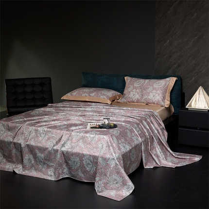 91家纺网 家纺一手货源 找家纺 （总）八十八家纺 2024新款双股活性贡缎长绒棉数码印花单品及套件--床单