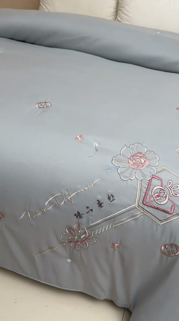 91家纺网 家纺一手货源 找家纺 美伦美 2024新款臻品 臻品灰