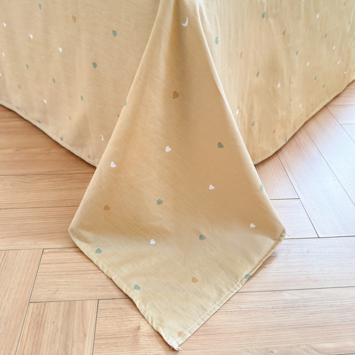 91家纺网 家纺一手货源 找家纺 清雅福 2024新款全棉13070印花单品系列-四件套 格子铺米