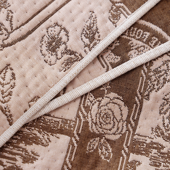 91家纺网 家纺一手货源 找家纺 朴尔家纺-毛巾被 2024年新款卡通定位纯棉四层纱布枕巾 清欢-米咖