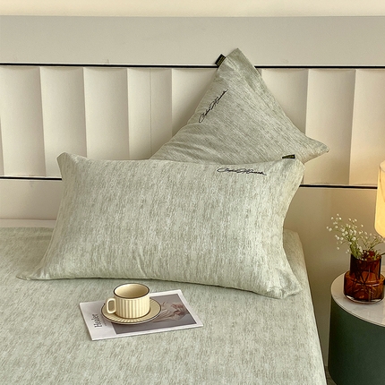 91家纺网 家纺一手货源 找家纺 （总）春皖家纺2025新款棉天丝磨毛刺绣磨毛单枕套 (第一版)