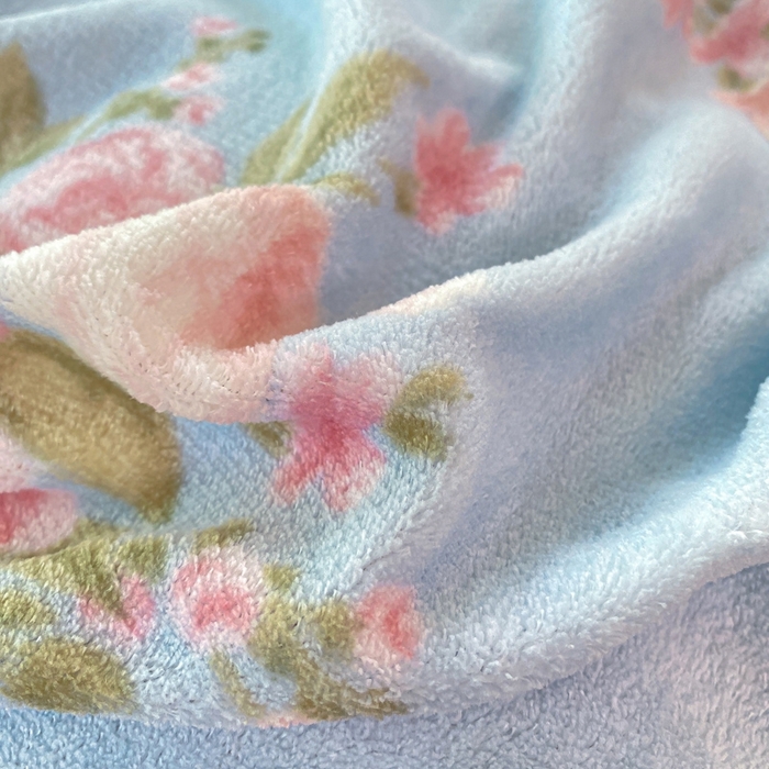 91家纺网 家纺一手货源 找家纺 赫梵茜 2024新款高克重安抚豆豆被套牛奶绒夹棉床盖四件套 风吹半夏