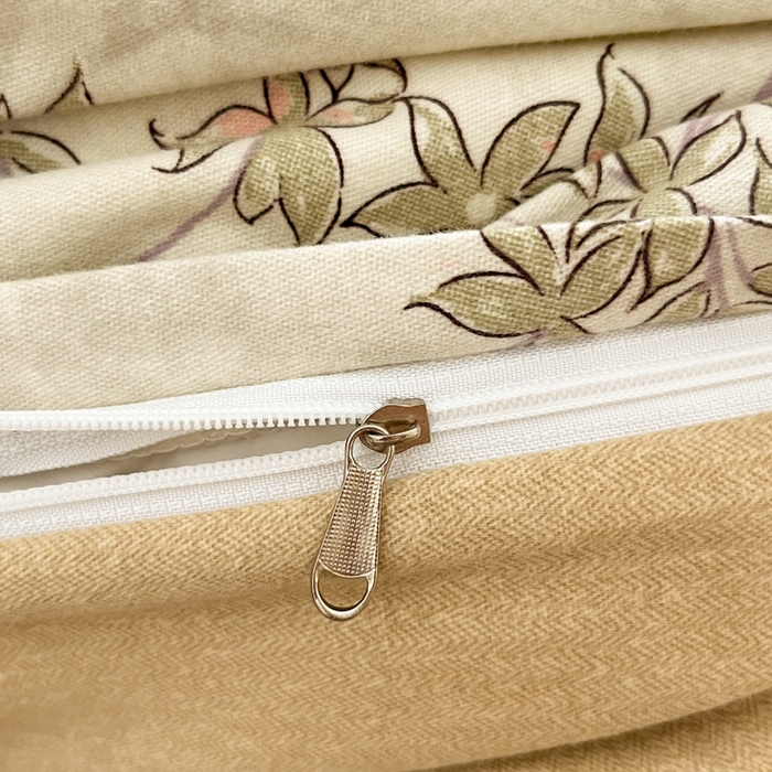 91家纺网 家纺一手货源 找家纺 慕尚家纺 2025新款原棉磨毛四件套单被套系列-单被套 似水生花