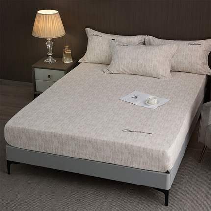 91家纺网 家纺一手货源 找家纺 （总）春皖家纺  2025新款棉天丝磨毛刺绣磨毛单床笠 (第二版)