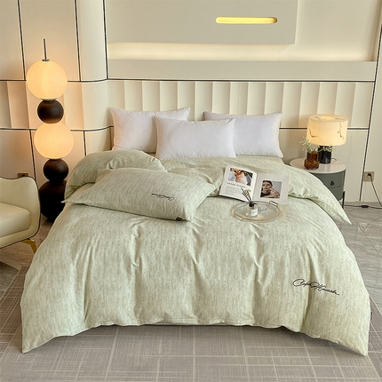 91家纺网 家纺一手货源 找家纺 （总）春皖家纺 2025新款棉天丝磨毛刺绣磨毛单被套 (第一版)