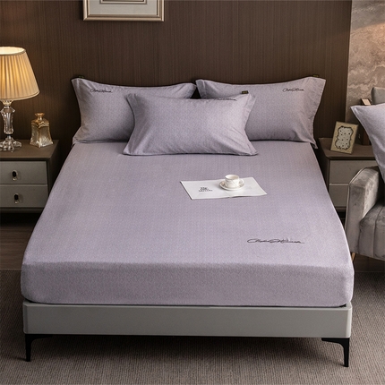 91家纺网 家纺一手货源 找家纺 （总）春皖家纺  2025新款棉天丝磨毛刺绣磨毛单床笠 (第二版)