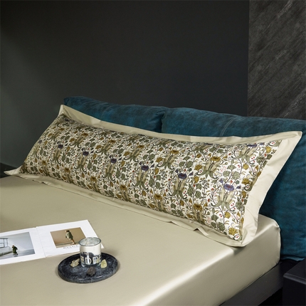 91家纺网 家纺一手货源 找家纺 （总）八十八家纺 2024新款双股活性贡缎长绒棉数码印花单品及套件--双人枕套