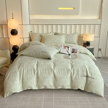 91家纺网 家纺一手货源 找家纺 （总）春皖家纺 2025新款棉天丝磨毛刺绣磨毛四件套 (第一版)