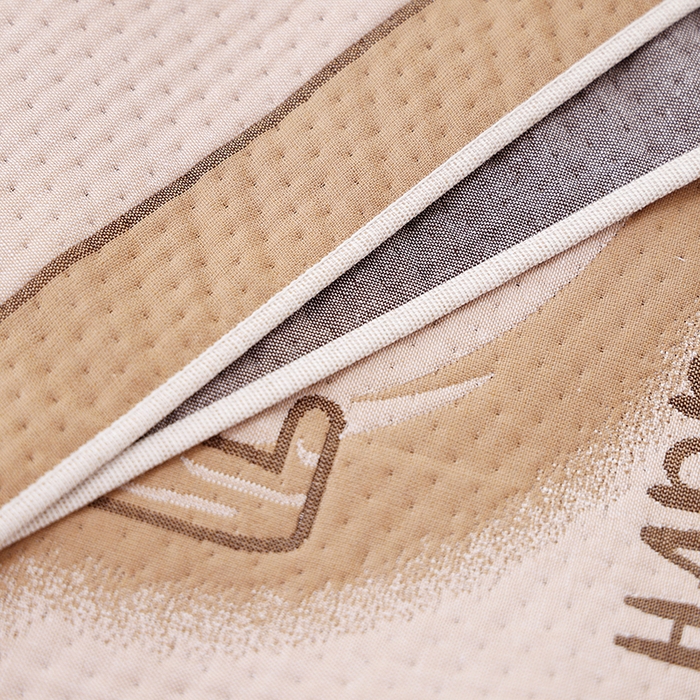 91家纺网 家纺一手货源 找家纺 朴尔家纺-毛巾被 2024年新款卡通定位纯棉四层纱布枕巾 忆童年-咖