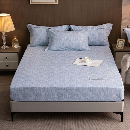 91家纺网 家纺一手货源 找家纺 （总）春皖家纺  2025新款棉天丝磨毛刺绣磨毛单床笠 (第二版)