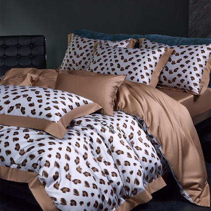 91家纺网 家纺一手货源 找家纺 （总）八十八家纺 2024新款双股活性贡缎长绒棉数码印花单品及套件--被套