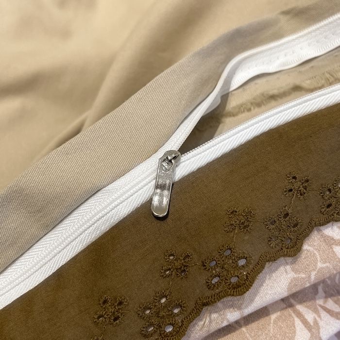 91家纺网 家纺一手货源 找家纺 沐辰 2024新款A类全棉磨毛花边款四件套 花边款-万木峥嵘