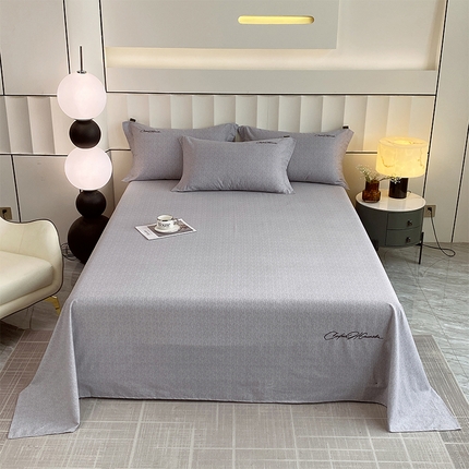 91家纺网 家纺一手货源 找家纺 （总）春皖家纺 2025新款棉天丝磨毛刺绣磨毛单床单 (第一版)