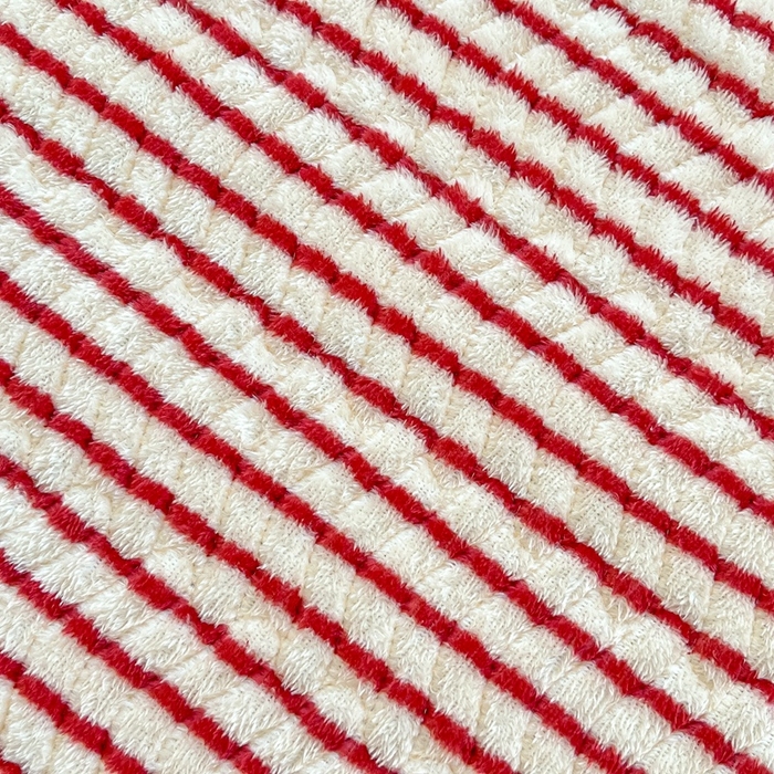 91家纺网 家纺一手货源 找家纺 川悦生活 2024新款A类印花雪花绒床垫加厚绒保暖床护垫 床垫秋语-红豆