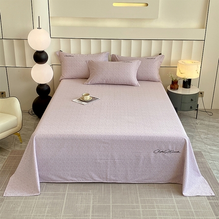 91家纺网 家纺一手货源 找家纺 （总）春皖家纺 2025新款棉天丝磨毛刺绣磨毛单床单 (第一版)