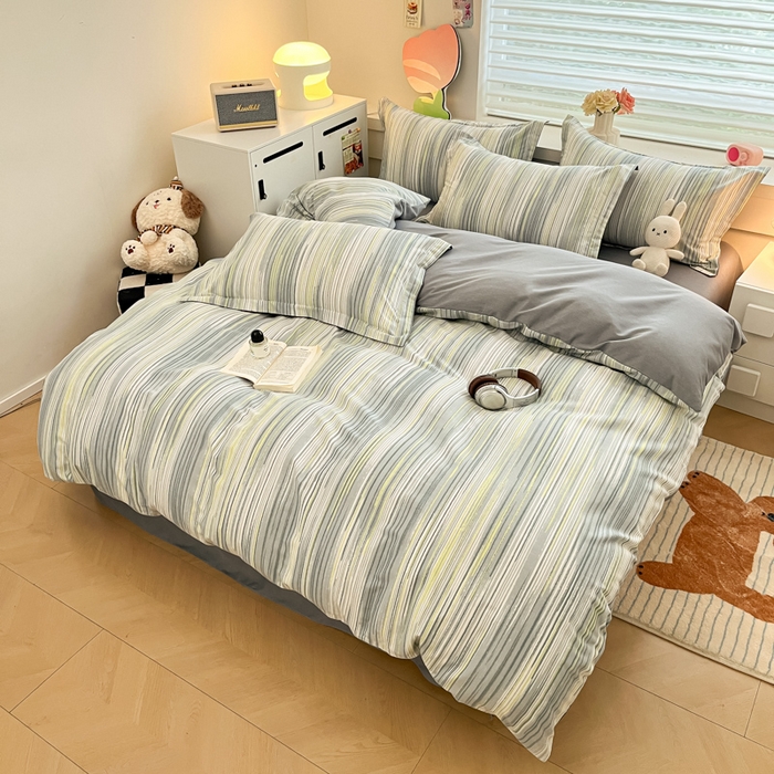 91家纺网 家纺一手货源 找家纺 慕尚家纺 2025新款原棉磨毛四件套单被套系列-单被套 海岸线