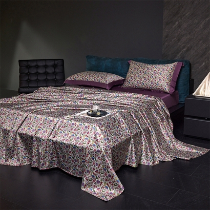 91家纺网 家纺一手货源 找家纺 （总）八十八家纺 2024新款双股活性贡缎长绒棉数码印花单品及套件--床单