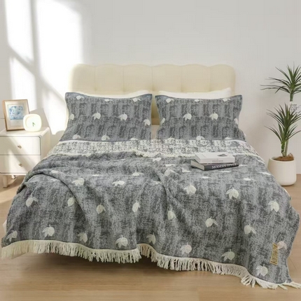 91家纺网 家纺一手货源 找家纺 （总）双梦毛巾 2024新款多功能沙发毯毛巾被床盖单双人