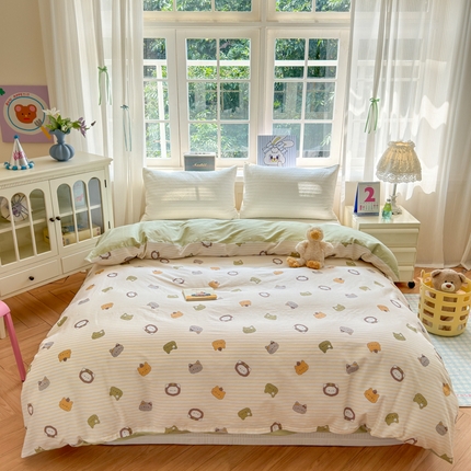 清雅福 2024新款全棉13070印花单品系列-单被套 乐游原米