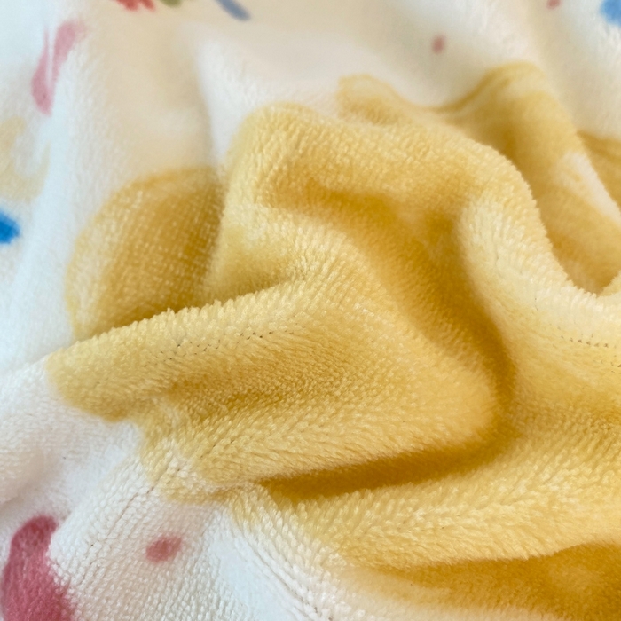 91家纺网 家纺一手货源 找家纺 赫梵茜 2024新款高克重安抚豆豆被套牛奶绒夹棉床盖四件套 七彩爱心