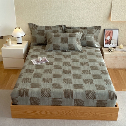 91家纺网 家纺一手货源 找家纺 （总）凯磊 2024新款AB版.生态磨毛印花系列单床笠