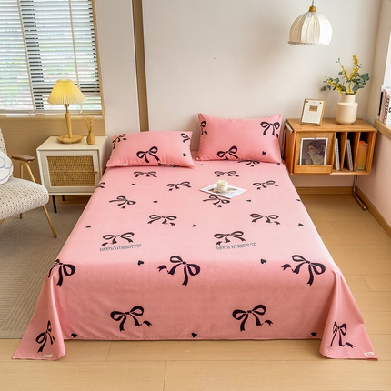 91家纺网 家纺一手货源 找家纺 （总）芃成家纺 2024新款原棉加厚生态磨毛单床单