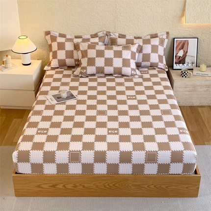 91家纺网 家纺一手货源 找家纺 （总）凯磊 2024新款AB版.生态磨毛印花系列单床笠