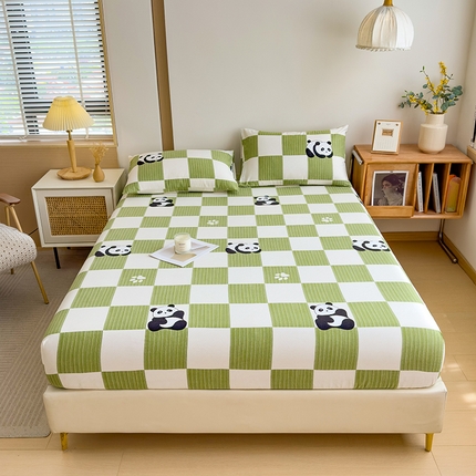 91家纺网 家纺一手货源 找家纺 （总）芃成家纺 2024新款原棉加厚生态磨毛单床笠