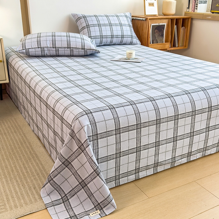 91家纺网 家纺一手货源 找家纺 芃成家纺 2024新款原棉加厚生态磨毛单床单 斯本格