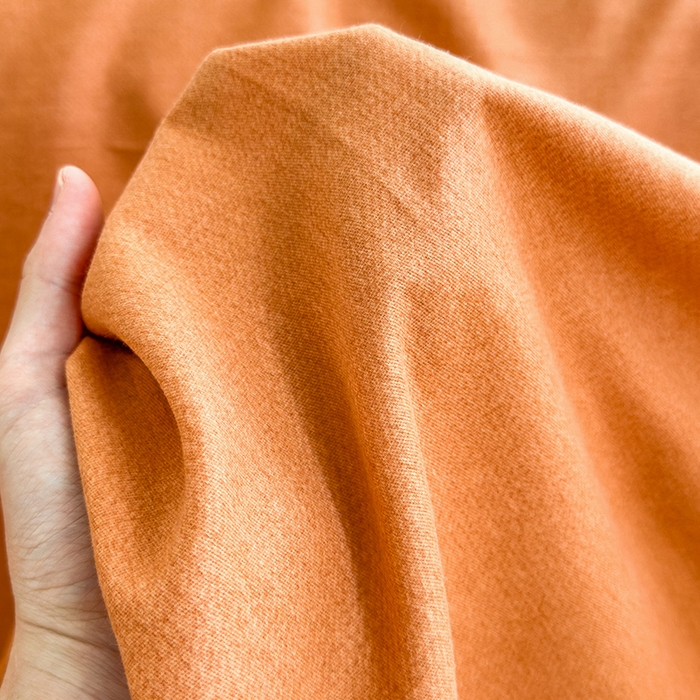 91家纺网 家纺一手货源 找家纺 芃成家纺 2024新款原棉加厚生态磨毛单枕套 南瓜色