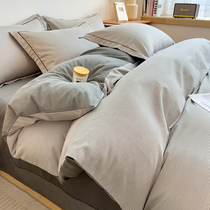 91家纺网 家纺一手货源 找家纺 （总）芃成家纺 2024新款原棉加厚生态磨毛单被套