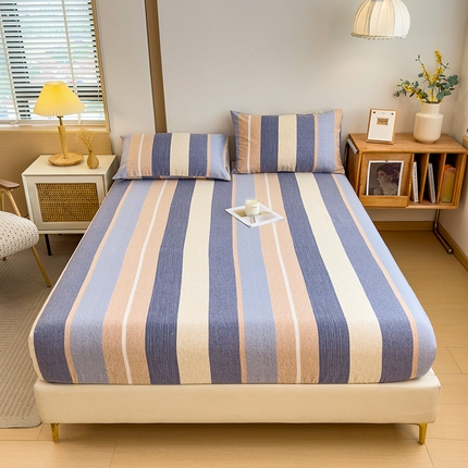 91家纺网 家纺一手货源 找家纺 （总）芃成家纺 2024新款原棉加厚生态磨毛单床笠