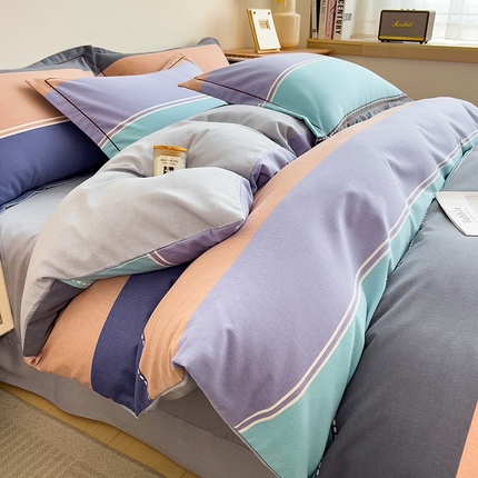 91家纺网 家纺一手货源 找家纺 （总）芃成家纺 2024新款原棉加厚生态磨毛单被套