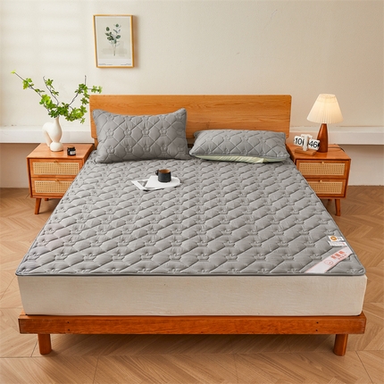 91家纺网 家纺一手货源 找家纺 （总）伊人坊 2024新款全棉大豆羽丝棉床护垫普通款