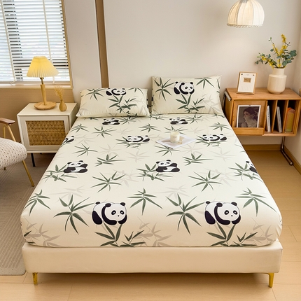 91家纺网 家纺一手货源 找家纺 （总）芃成家纺 2024新款原棉加厚生态磨毛单床笠