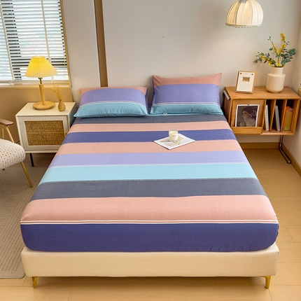 91家纺网 家纺一手货源 找家纺 （总）芃成家纺 2024新款原棉加厚生态磨毛单床笠