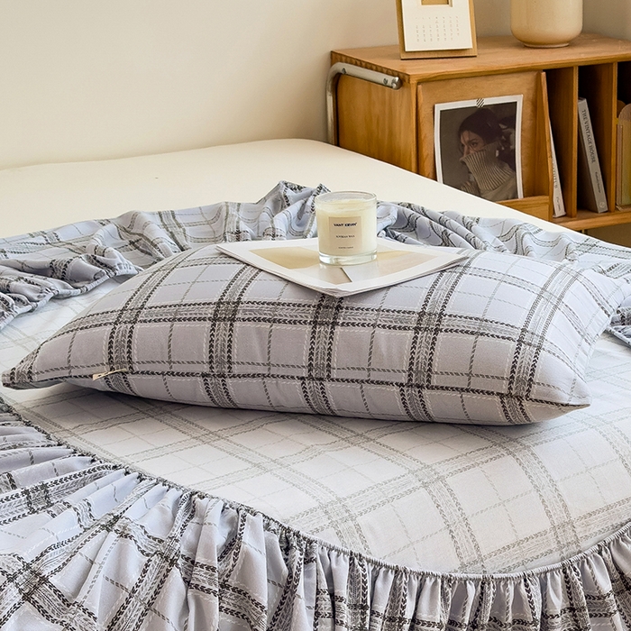 91家纺网 家纺一手货源 找家纺 芃成家纺 2024新款原棉加厚生态磨毛单枕套 斯本格