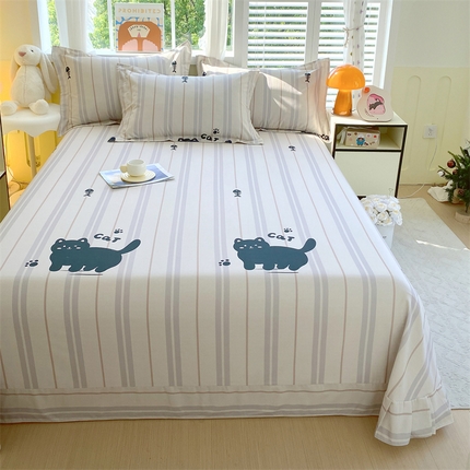 91家纺网 家纺一手货源 找家纺 （总）凯磊 2024新款AB版.生态磨毛印花系列单床单